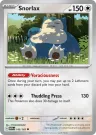 Snorlax 143/165 Uncommon from 151