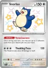 Snorlax 202/091 Shiny Rare from Paldean Fates