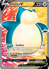 Snorlax V 197/202 Ultra Rare from Sword & Shield Base