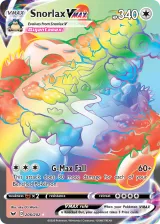 Snorlax VMAX 206/202 Rainbow Rare from Sword & Shield Base