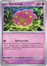 Spiritomb 035/084 Rare from Pitch Black