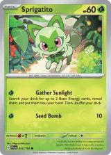 Sprigatito 012/193 Common from Paldea Evolved