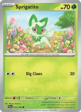 Sprigatito 013/193 Common from Paldea Evolved