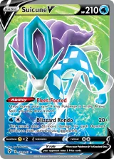 Suicune V 173/203 Ultra Rare from Evolving Skies