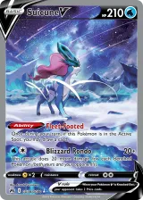 Suicune V GG38/GG70 Rare Holo V from Crown Zenith