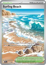 Surfing Beach 114/086 Ultra Rare from Chaos Rising