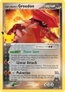 Team Magma's Groudon 9/25 Classic Collection from Celebrations