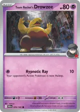 Team Rocket's Drowzee 079/182 Common from Destined Rivals