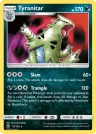Tyranitar 87/168 Rare Holo from Celestial Storm