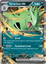 Tyranitar ex 064/131 Double Rare from Prismatic Evolutions