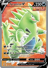 Tyranitar V 154/163 Ultra Rare from Battle Styles