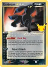 Umbreon ★ 17/25 Classic Collection from Celebrations