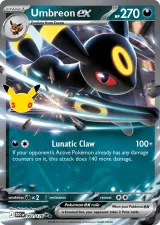 Umbreon ex 092/128 Double Rare from 30th Celebration