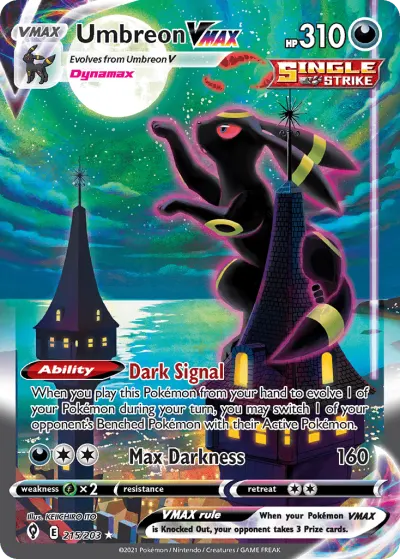 Umbreon VMAX 215/203 Rainbow Rare from Evolving Skies