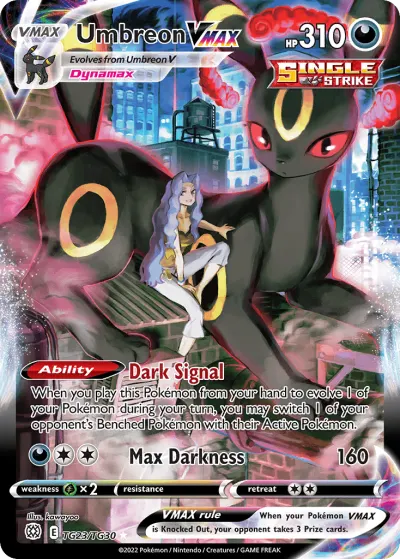 Umbreon VMAX TG23/TG30 Rare Holo VMAX from Brilliant Stars