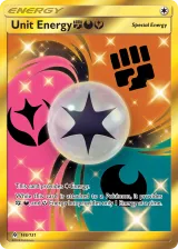 Unit Energy FightingDarknessFairy 146/131 Secret Rare from Forbidden Light
