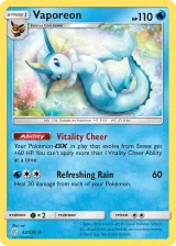 Vaporeon 42/236 Uncommon from Cosmic Eclipse