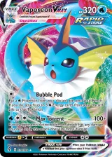 Vaporeon VMAX 030/203 Rare Holo VMAX from Evolving Skies