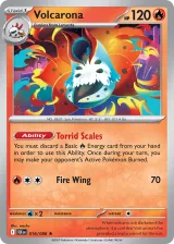 Volcarona 016/086 Rare from Black Bolt