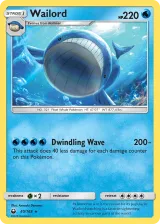 Wailord 40/168 Rare from Celestial Storm