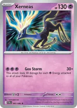 Xerneas 042/086 Rare from Chaos Rising