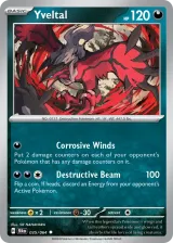 Yveltal 035/064 Uncommon from Shrouded Fable