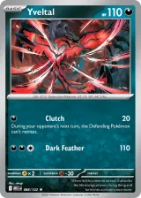 Yveltal 088/132 Rare from Mega Evolution Base