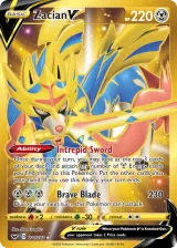 Zacian V 211/202 Secret Rare from Sword & Shield Base