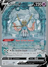 Zacian V GG48/GG70 Rare Holo V from Crown Zenith