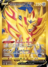 Zamazenta V 212/202 Secret Rare from Sword & Shield Base