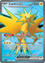 Zapdos ex 192/165 Ultra Rare from 151