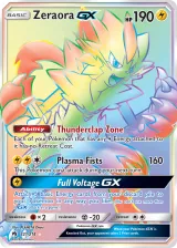 Zeraora-GX 221/214 Rainbow Rare from Lost Thunder