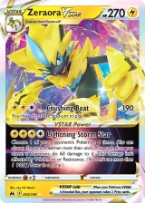 Zeraora VSTAR 055/159 Rare Holo VSTAR from Crown Zenith