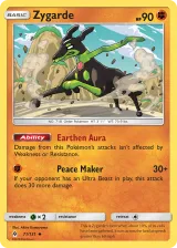 Zygarde 71/131 Uncommon from Forbidden Light