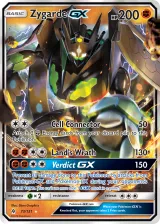 Zygarde-GX 73/131 Rare Holo GX from Forbidden Light